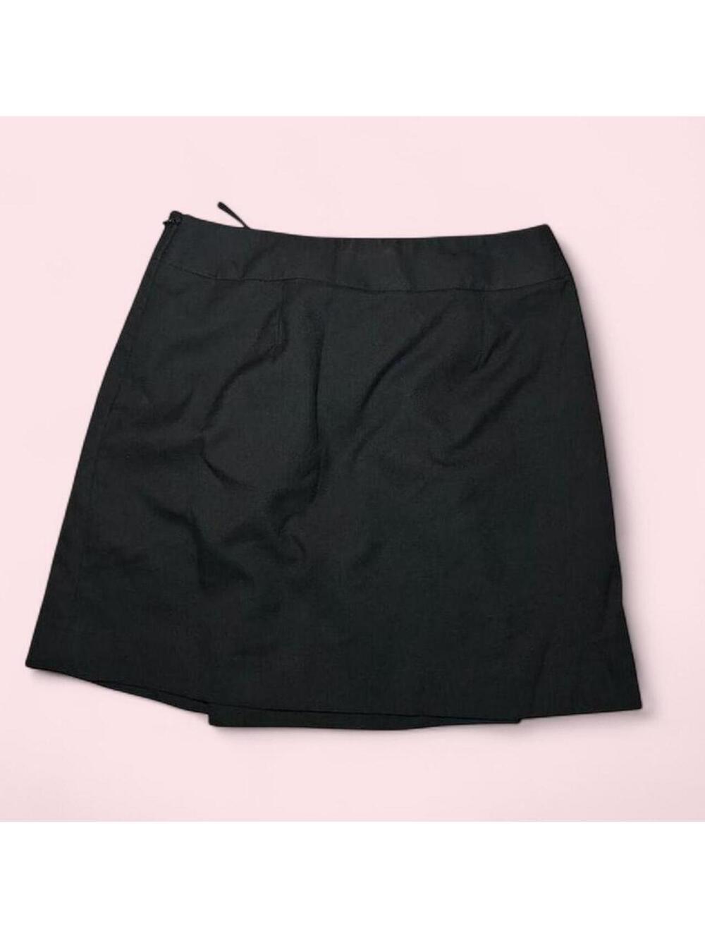 Gap Black Mini Skirt Y2K Size 0 - Picture 3 of 3